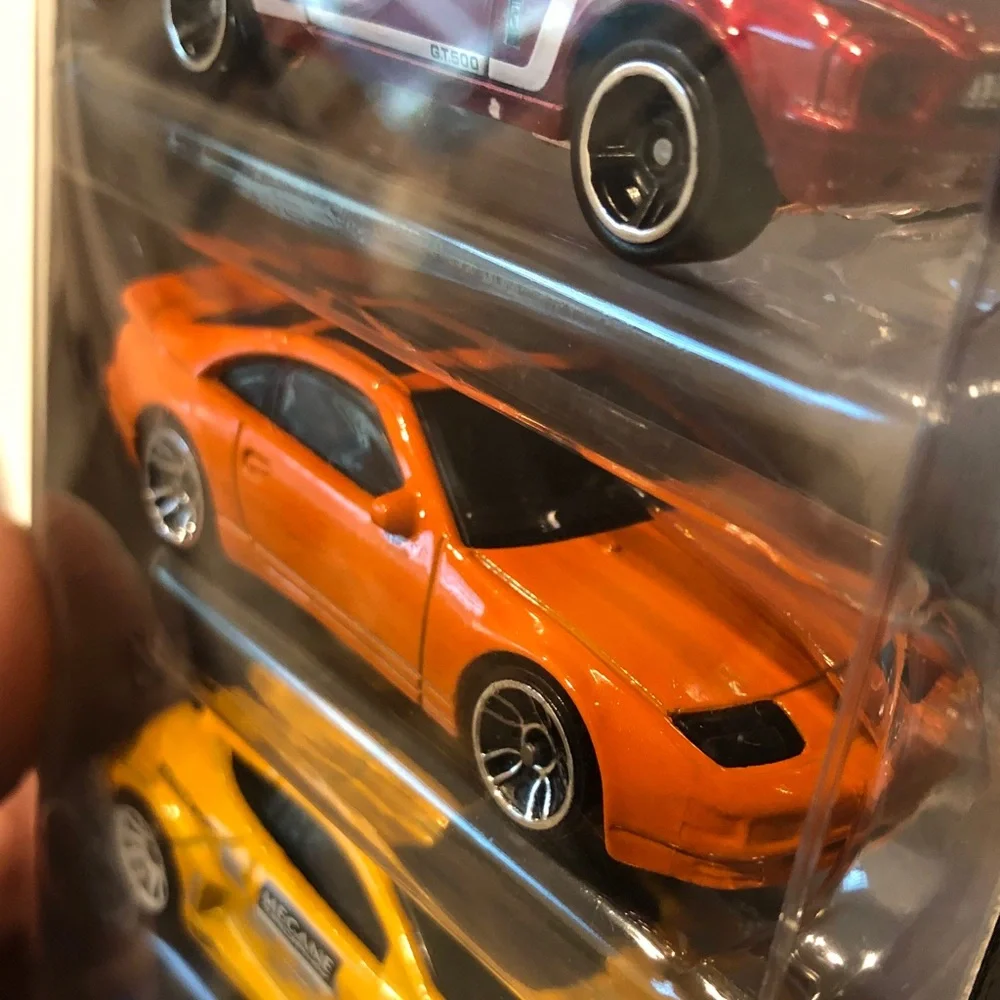 Mattel Hot Wheels Nightburnerz 5-Pack - Red, Orange, Yellow, Blue, Black